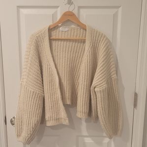 Oak + Fort Thick Knit Cardigan